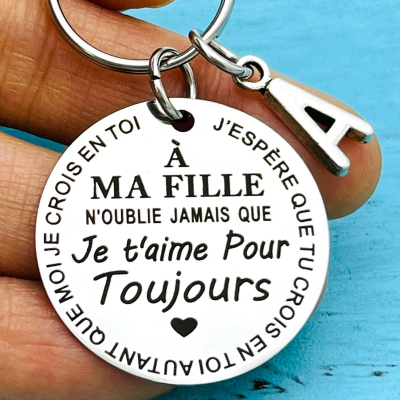 L'Atelier de Manon - Porte-clés "A mon fils" ou "A ma fille"